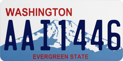 WA license plate AAI1446