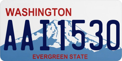 WA license plate AAI1530