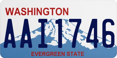 WA license plate AAI1746
