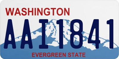 WA license plate AAI1841
