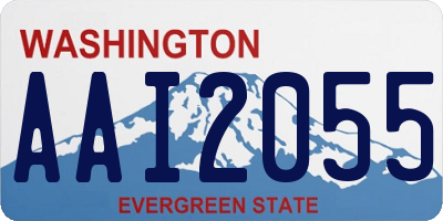 WA license plate AAI2055