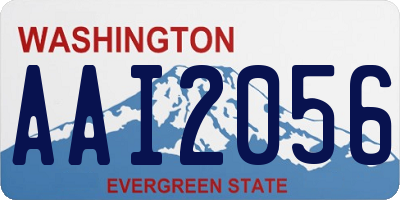WA license plate AAI2056