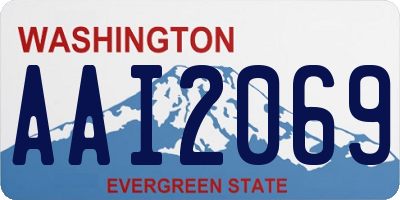 WA license plate AAI2069