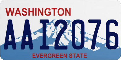 WA license plate AAI2076