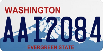 WA license plate AAI2084
