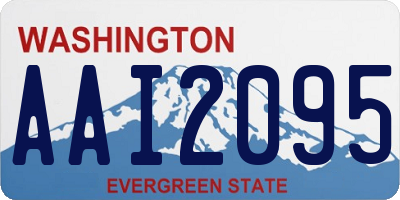 WA license plate AAI2095