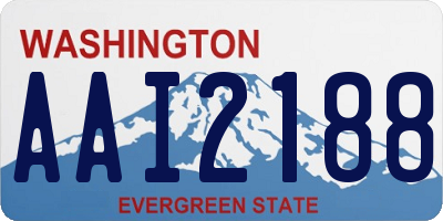WA license plate AAI2188