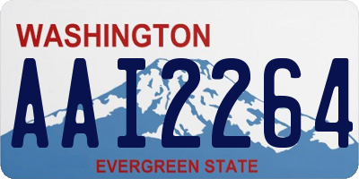 WA license plate AAI2264