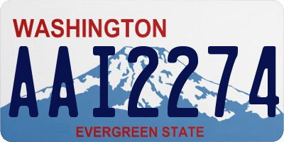 WA license plate AAI2274