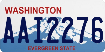 WA license plate AAI2276