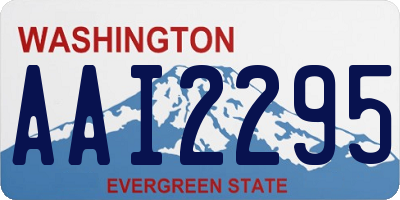 WA license plate AAI2295