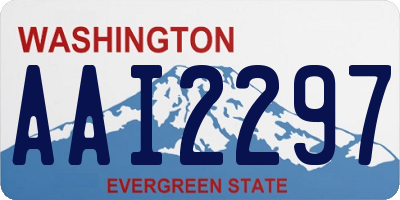 WA license plate AAI2297