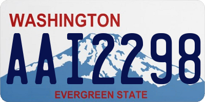 WA license plate AAI2298