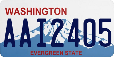 WA license plate AAI2405