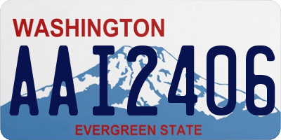 WA license plate AAI2406