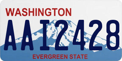 WA license plate AAI2428