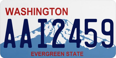 WA license plate AAI2459