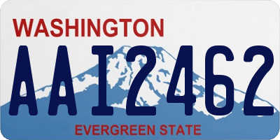 WA license plate AAI2462