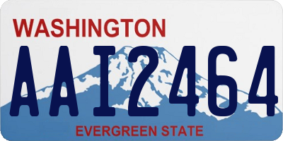 WA license plate AAI2464
