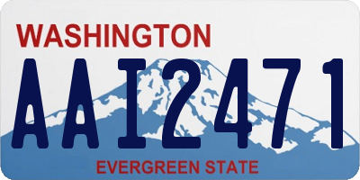 WA license plate AAI2471