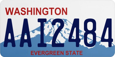 WA license plate AAI2484