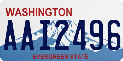 WA license plate AAI2496