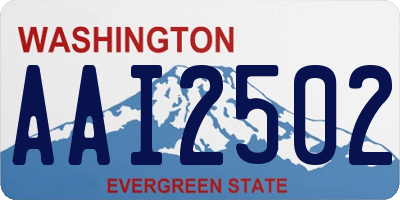 WA license plate AAI2502