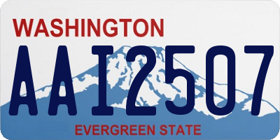 WA license plate AAI2507