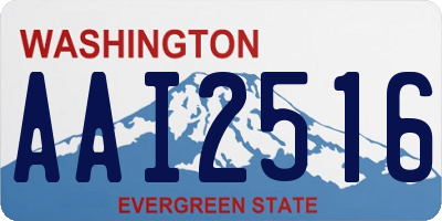 WA license plate AAI2516