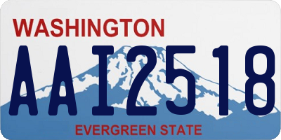 WA license plate AAI2518