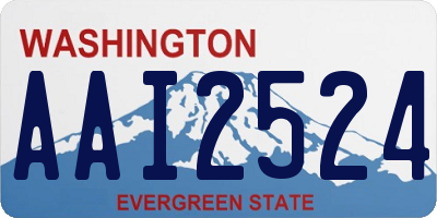 WA license plate AAI2524