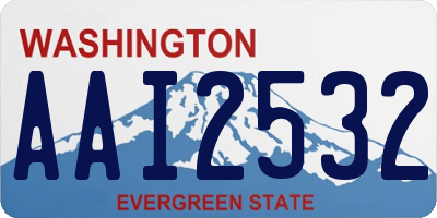WA license plate AAI2532