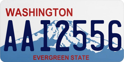 WA license plate AAI2556