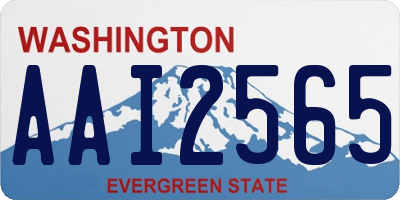 WA license plate AAI2565
