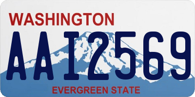 WA license plate AAI2569