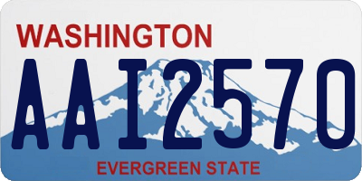 WA license plate AAI2570