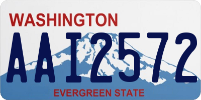 WA license plate AAI2572