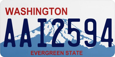 WA license plate AAI2594