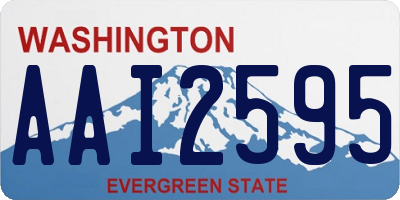 WA license plate AAI2595