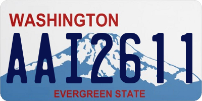 WA license plate AAI2611