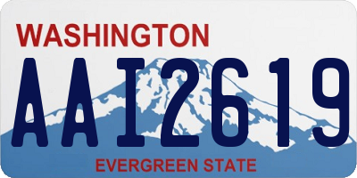 WA license plate AAI2619