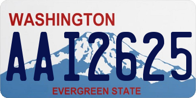 WA license plate AAI2625
