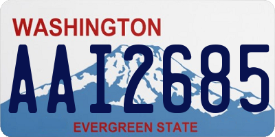 WA license plate AAI2685