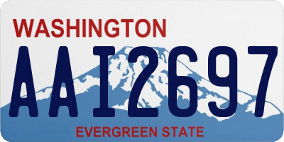 WA license plate AAI2697