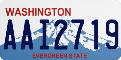 WA license plate AAI2719