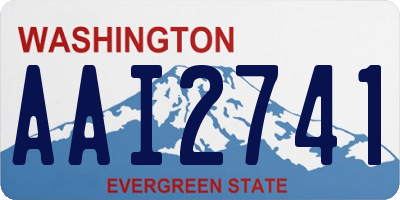 WA license plate AAI2741