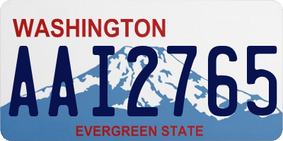 WA license plate AAI2765