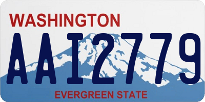 WA license plate AAI2779