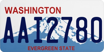 WA license plate AAI2780