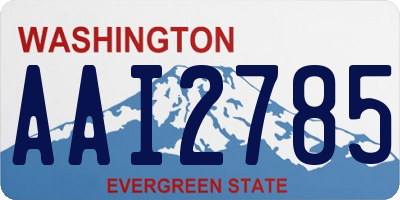 WA license plate AAI2785